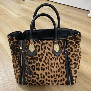 Leopard print Henri Bendal purse